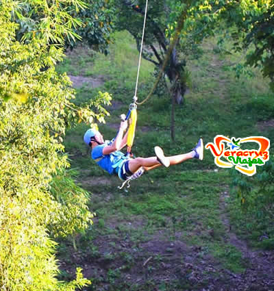Tirolesa en el campamento Filobobos Veracruz